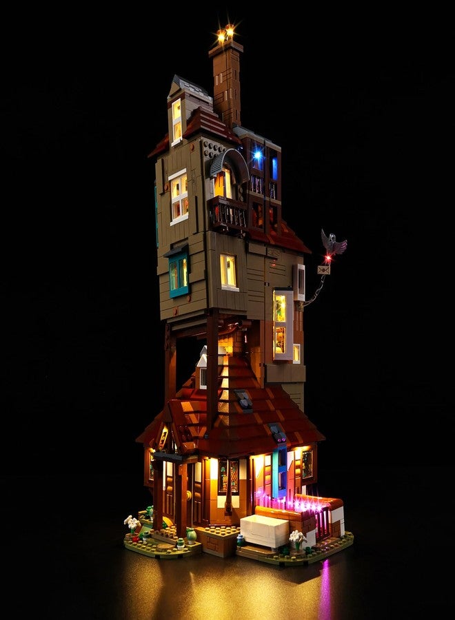 Kyglaring طقم إضاءة LED من Kyglaring متوافق مع مكعبات بناء Lego The Burrow - إصدار هواة الجمع 76437، ملحقات إضاءة مطورة لمجموعة نموذج 76437، مصابيح فقط (النموذج غير متضمن)، إصدار كلاسيكي - Image 1